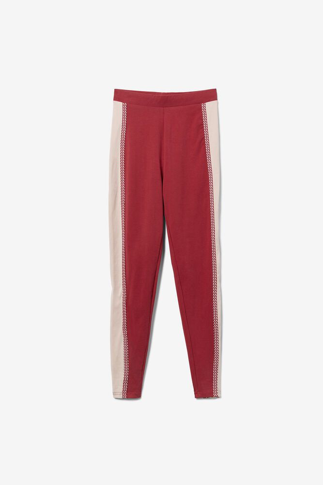 Fila Legging Womens Red Ona - Ireland 84539-VRNM